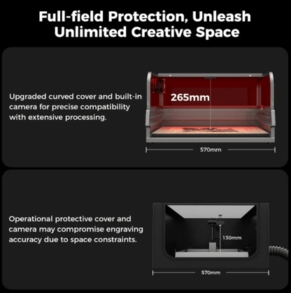 Creality Falcon 2 40W Pro 3D Laser Engraver with Air Assist