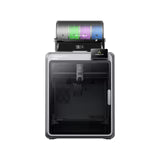 Creality K2 Pro Combo 3D printer with multicolor filament spools for high-speed multicolor printing.