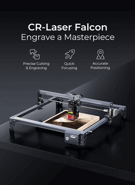 Creality CR-Laser Falcon 5W Upgrade Pack + Honeycomb Bed + Type-C Cable