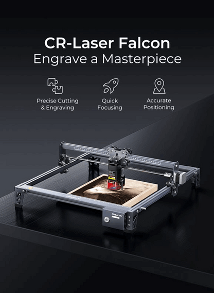 Creality CR-Laser Falcon 5W Upgrade Pack + Honeycomb Bed + Type-C Cable